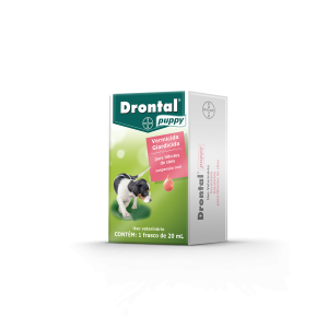 Vermífugo Drontal Puppy Suspensão Oral para Cães Filhotes 20ml