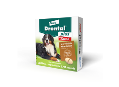 Vermífugo Drontal Plus para Cães de 35kg com 2 Comprimidos Elanco