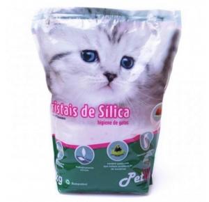 Areia Petlike De Silica Para Gatos 1,6kg Aroma Lavanda