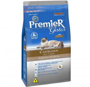 Premier Gatos Castrados Até 7 Anos Sabor Salmão 500g