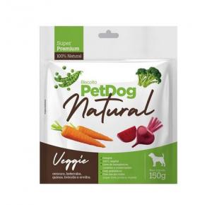 Biscoito Pet Dog Natural Veggie Para Cães 150g