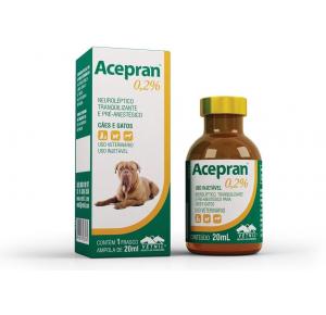 Acepran 0,2% Injetável 20Ml - Vetnil