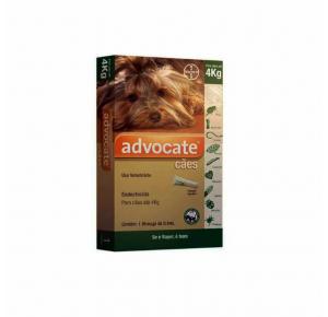 Advocate Antipulgas para Cães de até 4kg 1 Pipeta Bayer