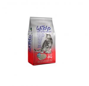 Areia Sanitária Gatoso para Gatos - 4Kg Alfa Pet