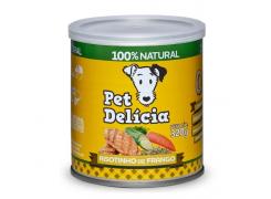 Alimento Úmido Pet Delícia Cães Adultos Risotinho de Frango 320g