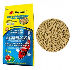 Alimento básico para carpas Tropical Koi&Goldfish basic Sticks 4,0kg