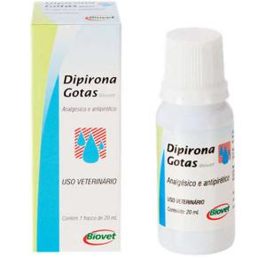 Analgésico Dipirona Biovet em Gotas - 20 mL