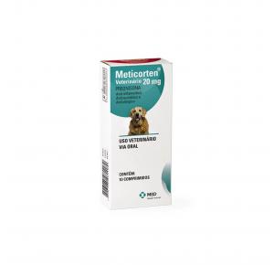 Anti-inflamatório Antialergico Meticorten para Cães MSD 20mg