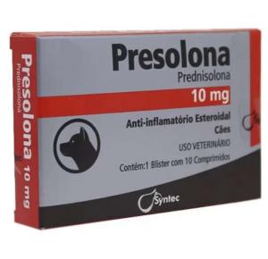 Anti-inflamatório Syntec Presolona Prednisolona Comprimidos para Cães 10mg