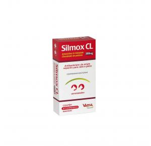 Antibacteriano Silmox CL para Cães e Gatos com 10 Comprimidos Vansil 300mg