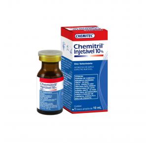 Antibiótico Chemitril Injetável 10% Chemitec 10ml