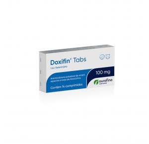 Antibiótico Doxifin Tabs para Cães e Gatos Ourofino 100mg