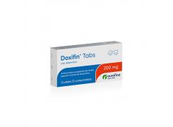 Antibiótico Doxifin Tabs para Cães e Gatos com 12 Comprimidos Ourofino 200mg