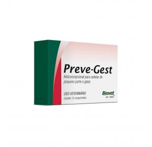 Anticoncepcional Preve Gest 5 mg com 12 Comprimidos Biovet