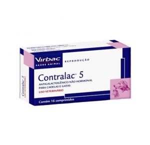 Antigalactogênico Virbac Contralac 5 - 16 comprimidos