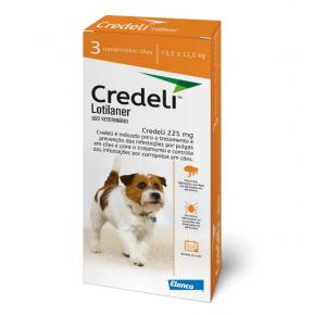 Antipulgas Credeli 225mg Cães 5,5 a 11kg