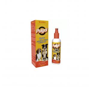 Antipulgas Pulgol Spray Piolhos e Carrapatos para Cães e Gatos Vetbras 120ml