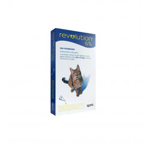 Antipulgas Revolution para Gatos 2.6Kg à 7.5Kg Zoetis