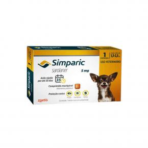 Antipulgas Simparic Cães de 1.3 à 2.5kg 1 Comprimido