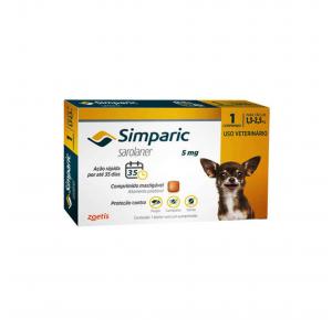 Antipulgas Simparic Cães de 1.3 à 2.5kg 1 Comprimido