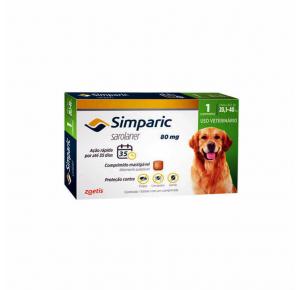 Antipulgas Simparic Cães de 20.1 à 40kg 1 Comprimido