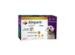 Antipulgas Simparic Cães de 2.6 à 5kg 1 Comprimido