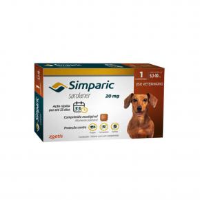 Antipulgas Simparic Cães de 5.1 à 10kg 1 Comprimido