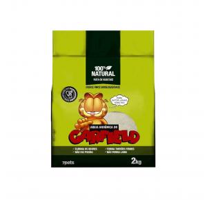 Areia Higiênica Garfield Bio Fina Verde 2kg 