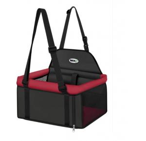 Assento Tubline Transpet Vermelho e Preto para Cães e Gatos N18 até 15kg