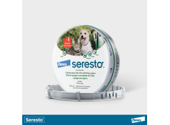 Coleira Seresto Antipulgas para Cães e Gatos até 8 Kg