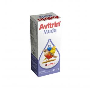 Avitrin Muda Suplemento Vitamínico para Pássaros Coveli 15ml