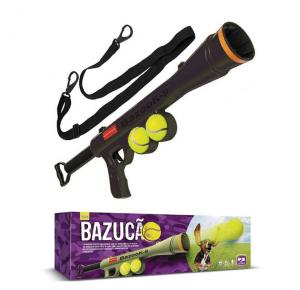 Bazucão Lançador De Bola Para Cães The Pets Brasil - PRETO