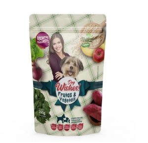  Biscoito Dog Wishes PetLab para Cães Frutas e Vegetais 50g