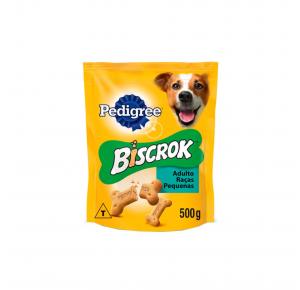 Biscoito Pedigree Biscrok para Cães Adultos de Raças Pequenas 500g