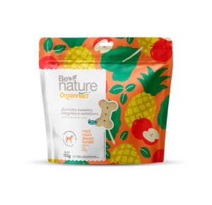 Biscoito para Cães Be Nature Maça ,Couve, Abacaxi e Hortela  150Gr - Organnact