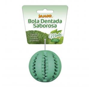 Bola Para Cachorros Brinquedo Pet Bola Dentada Menta M Jambo