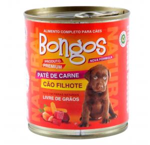 Bongos cães filhotes sabor carne 280g