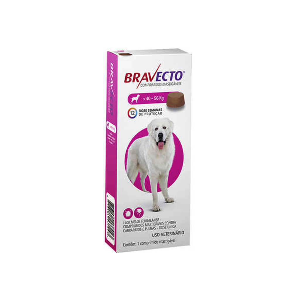 Bravecto Antipulgas Oral para Cães de 40 à 56kg