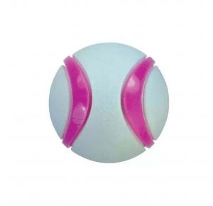 Brinquedo Bola Dual Foam Cinza com Rosa Jambo Pet