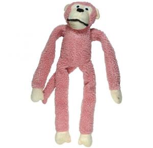 Brinquedo Macaco Pelúcia Jambo para Cães Rosa