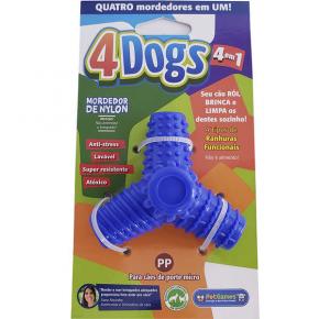 Brinquedo Mordedor Pet Games 4 Dogs Nylon Cores - PP