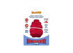 Brinquedo Rubber Cone Grande Vermelho Jambo Pet