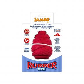 Brinquedo Rubber Cone Grande Vermelho Jambo Pet