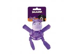 Brinquedo para Cães Pelúcia Net Ball Hipopotamo Jambo Pet