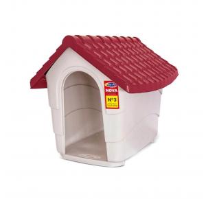 Casinha Nova House nº03 Vinho Plast Pet