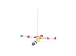 Brinquedo Trapezio com Corrente Calopsita 1Und -Passaritos Toys