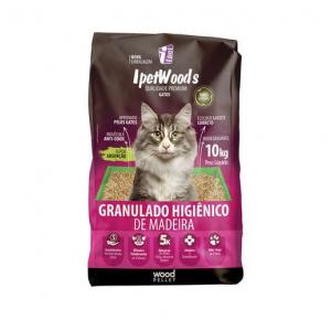 Granulado Madeira para Gatos Ipet Woods 10kg