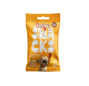 Petisco Snack Quatree para Cães Sabor Frango 60g