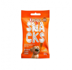 Petisco Snack Quatree para Cães Sabor Carne 60g