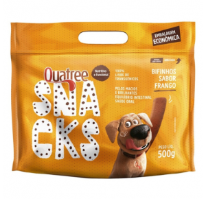 Petisco Snack Quatree para Cães Sabor Frango 500g